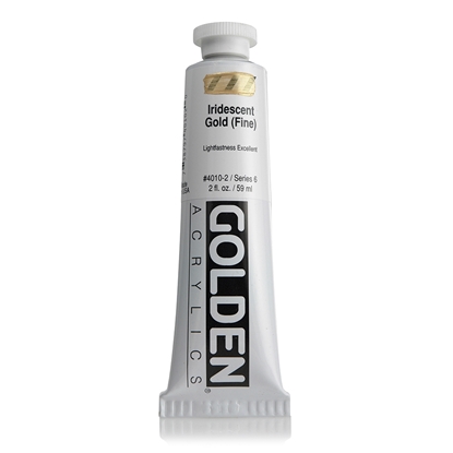 Golden Heavy Body Acrylic 60 ml 4010 Iridescent Gold (Fine)S6