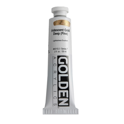 Golden Heavy Body Acrylic 60 ml 4015 Iridescent Gold Deep S7