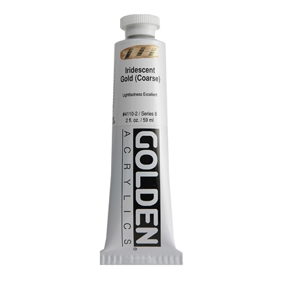 Golden Heavy Body Acrylic 60 ml 4110 Iridescent Gold (Coarse)S6