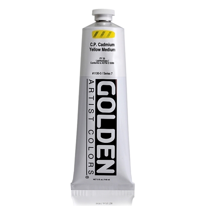 Golden Heavy Body Acrylic 148ml 1130 C.P.Cadmium Yellow Medium S7
