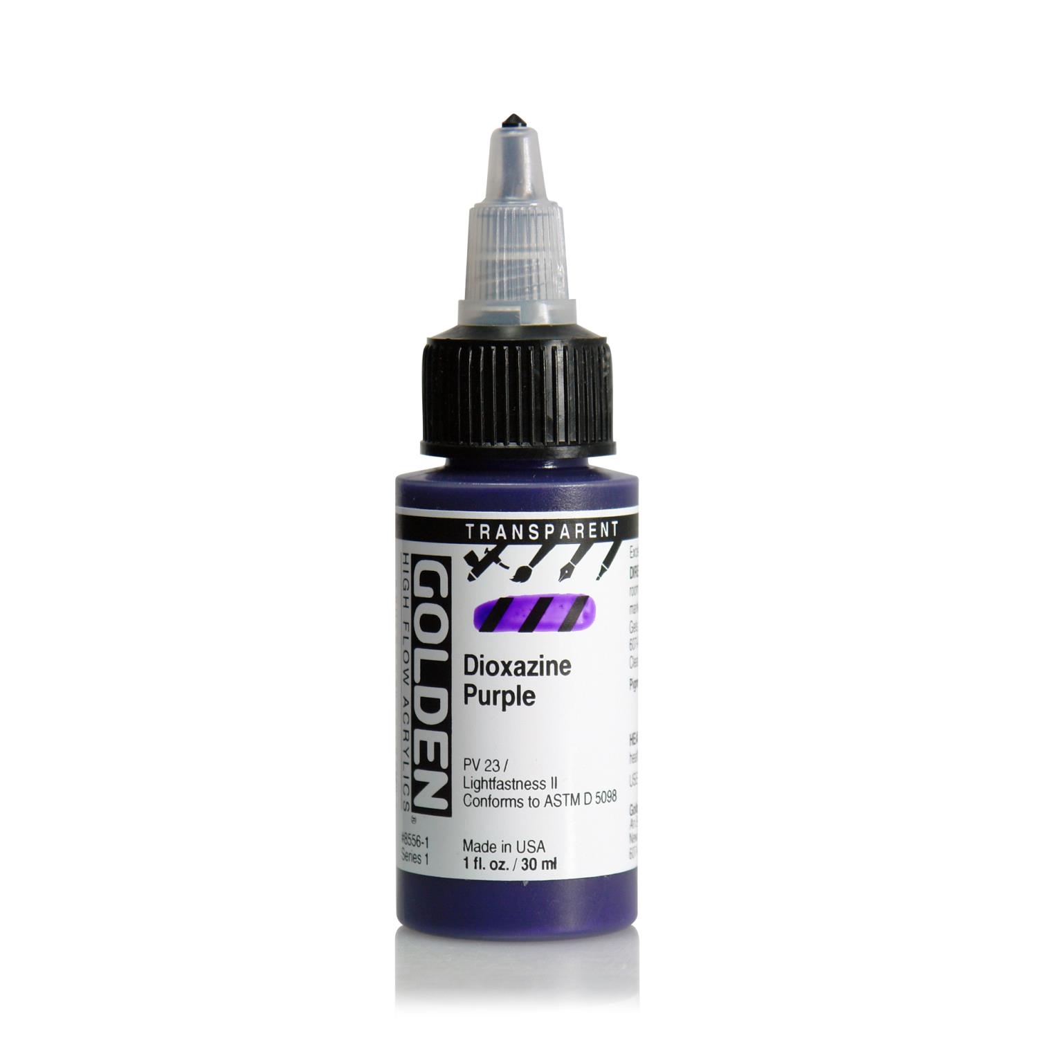 Golden High Flow 30 ml 8556-1 Transparent Dioxazine Purple S1