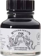 W&N Drawing Liquid Ink 30ml 754 Black