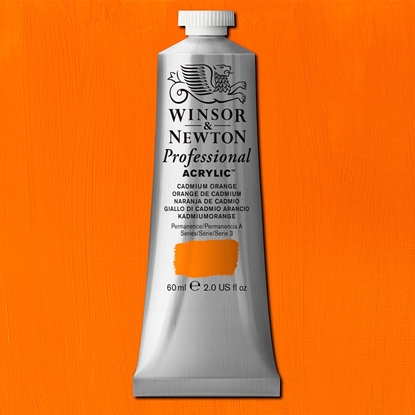 W&N Professional Acrylic 60 ml 089 Cadmium Orange S3