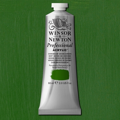 W&N Professional Acrylic 60 ml 162 Chromium Oxide Green S3