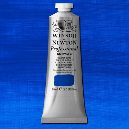W&N Professional Acrylic 60 ml 178 Cobalt Blue S4