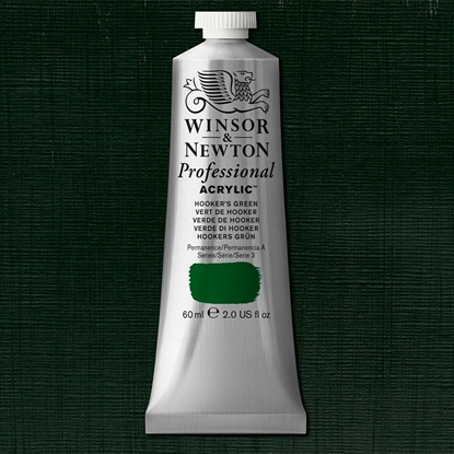 W&N Professional Acrylic 60 ml 311 Hookers Green S2