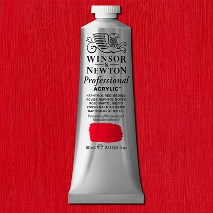 W&N Professional Acrylic 60 ml 423 Naphthol Red Medium S2