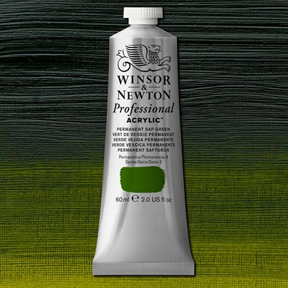 W&N Professional Acrylic 60 ml 503 Permanent Sap Green S3