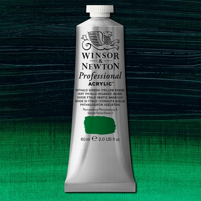 W&N Professional Acrylic 60 ml 521 Phthalo Green(YellowShade) S2