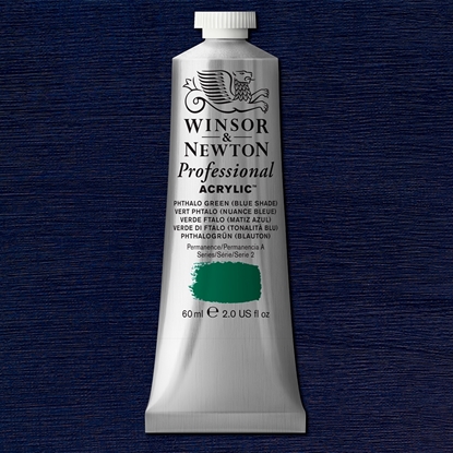 W&N Professional Acrylic 60 ml 522 Phthalo Green(Blue Shade) S2