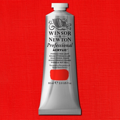 W&N Professional Acrylic 60 ml 536 Pyrrole Red Light S4