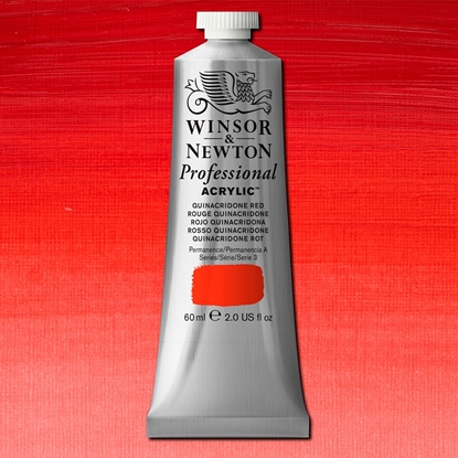 W&N Professional Acrylic 60 ml 548 Quinacridone Red S3