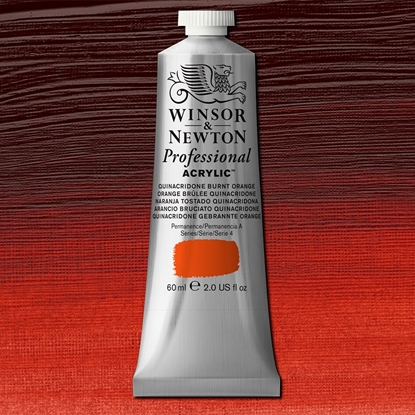 W&N Professional Acrylic 60 ml 549 Quinacridone Burnt Orange S4