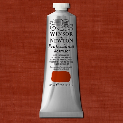W&N Professional Acrylic 60 ml 560 Red Iron Oxide S1