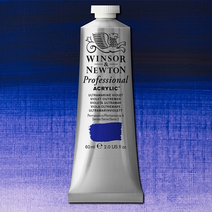 W&N Professional Acrylic 60 ml 672 Ultramarine Violet S2