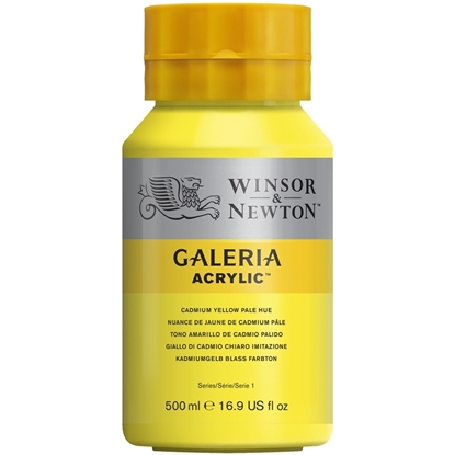 W&N Galeria Acrylic 500 ml 114 Cadmium Yellow Pale Hue
