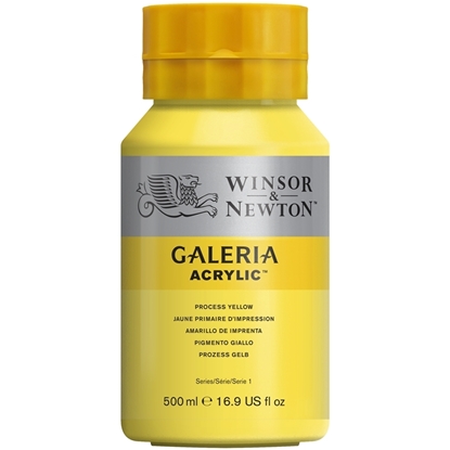W&N Galeria Acrylic 500 ml 537 Process Yellow