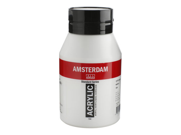 Talens Amsterdam Acrylic 1000 ml 104 Zink White