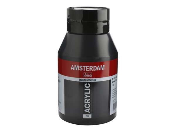Talens Amsterdam Acrylic 1000 ml 702 Lamp Black