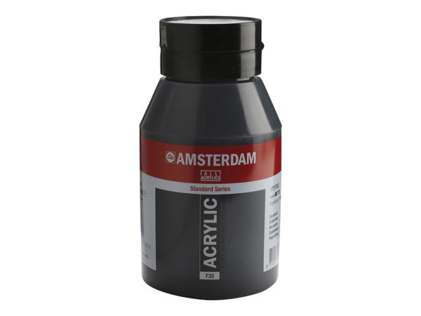 Talens Amsterdam Acrylic 1000 ml 735 Oxide Black