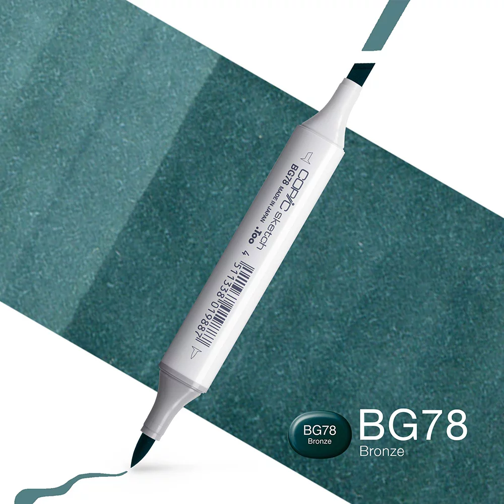 Copic Marker Sketch - BG78 Bronze
