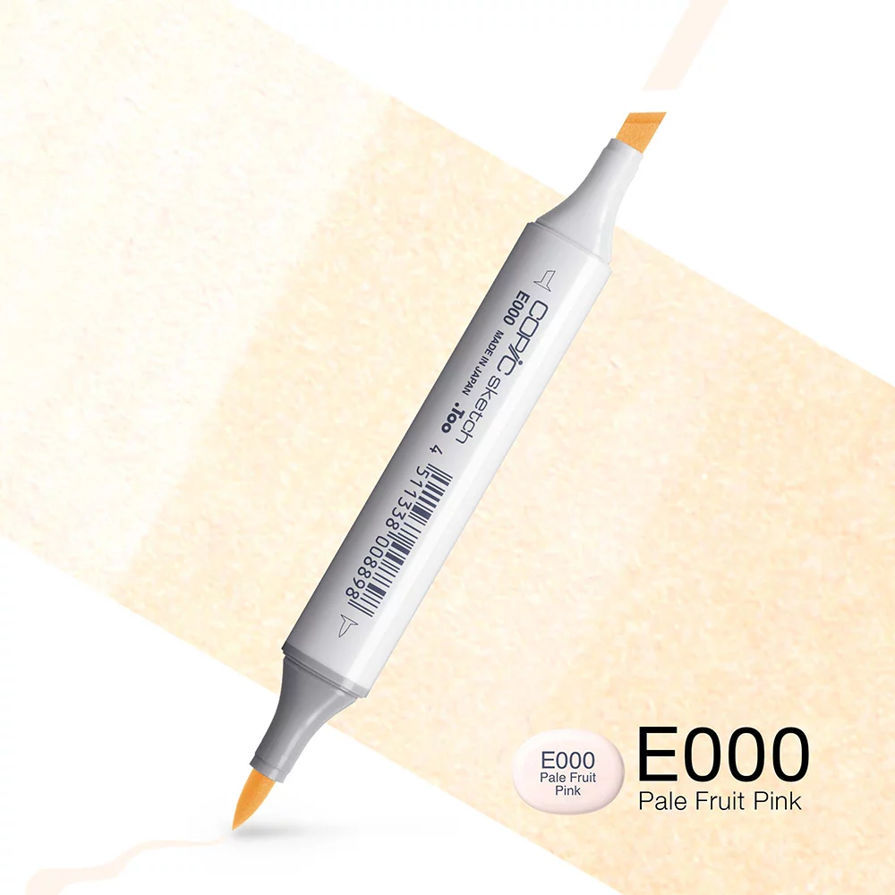 Copic Marker Sketch - E000 Pale Fruit Pink