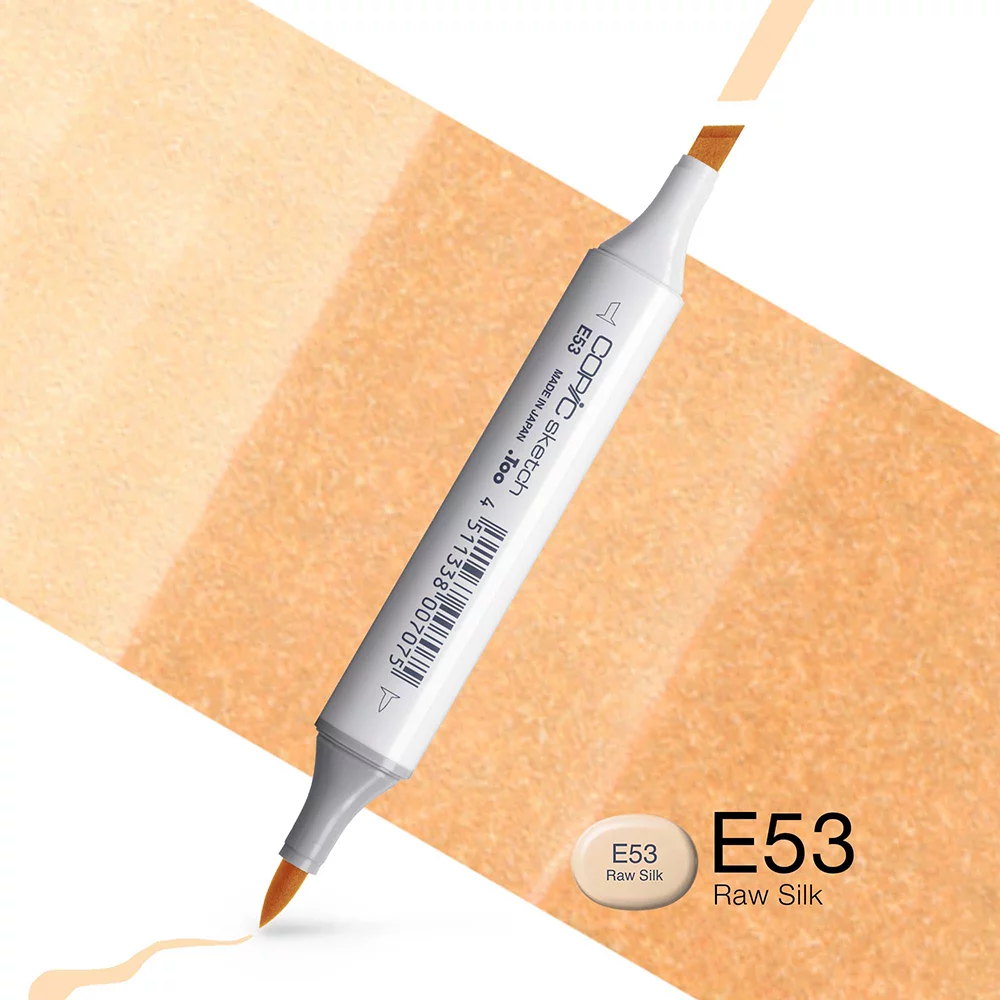 Copic Marker Sketch - E53 Raw Silk