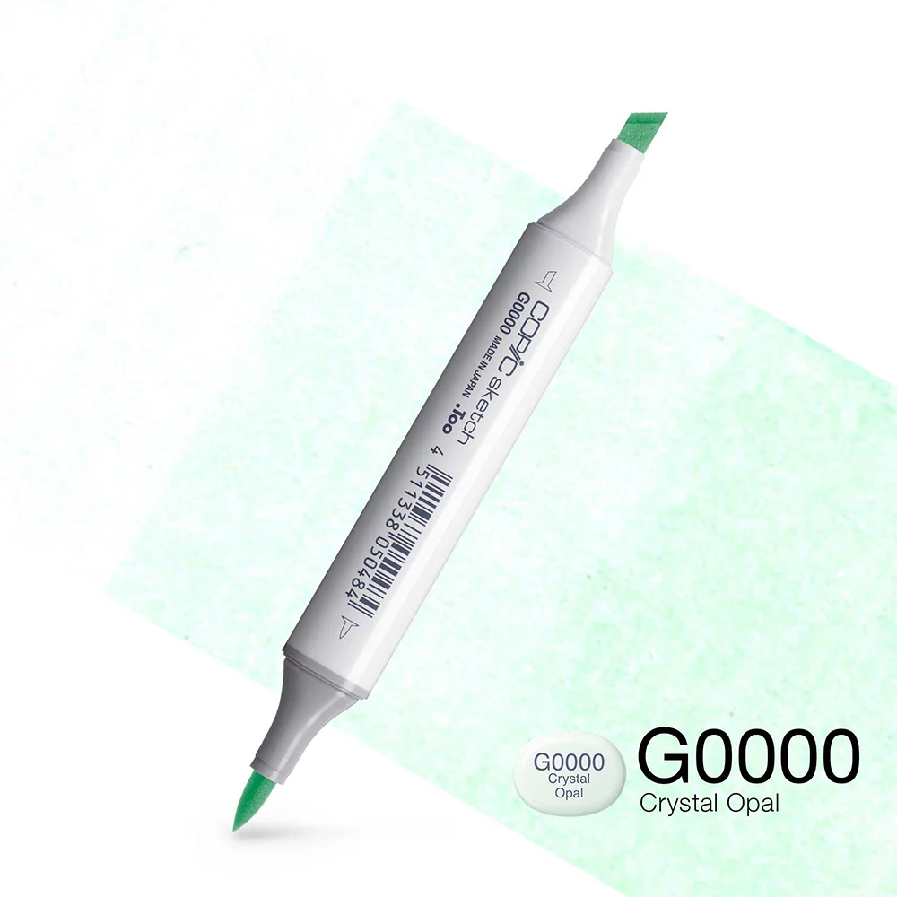 Copic Marker Sketch - G0000 Crystal Opal
