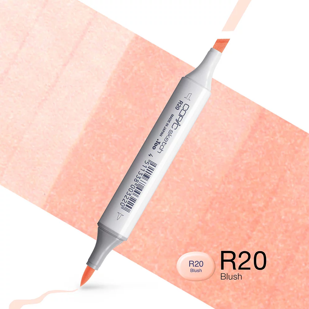 Copic Marker Sketch - R20 Blush