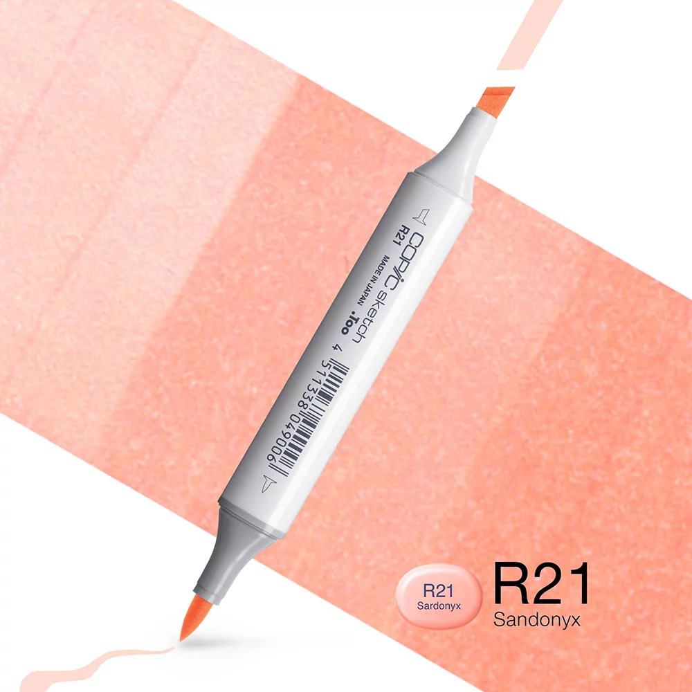 Copic Marker Sketch - R21 Sardonyx