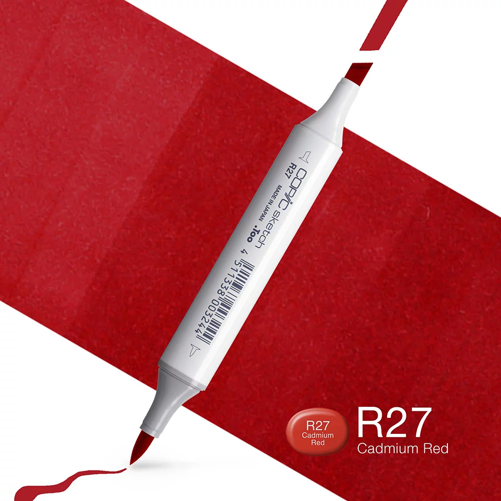 Copic Marker Sketch - R27 Cadmium Red