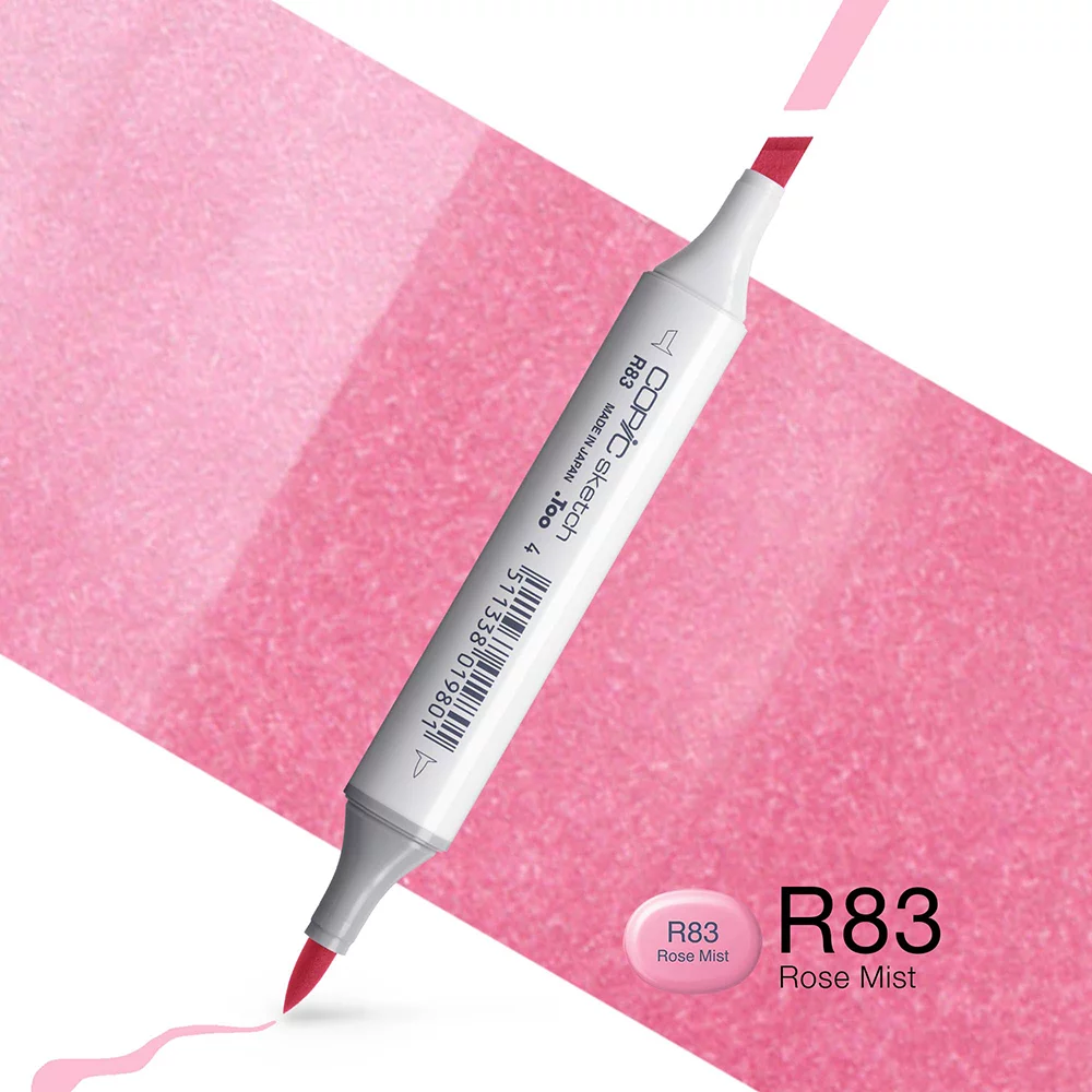 Copic Marker Sketch - R83 Rose Mist