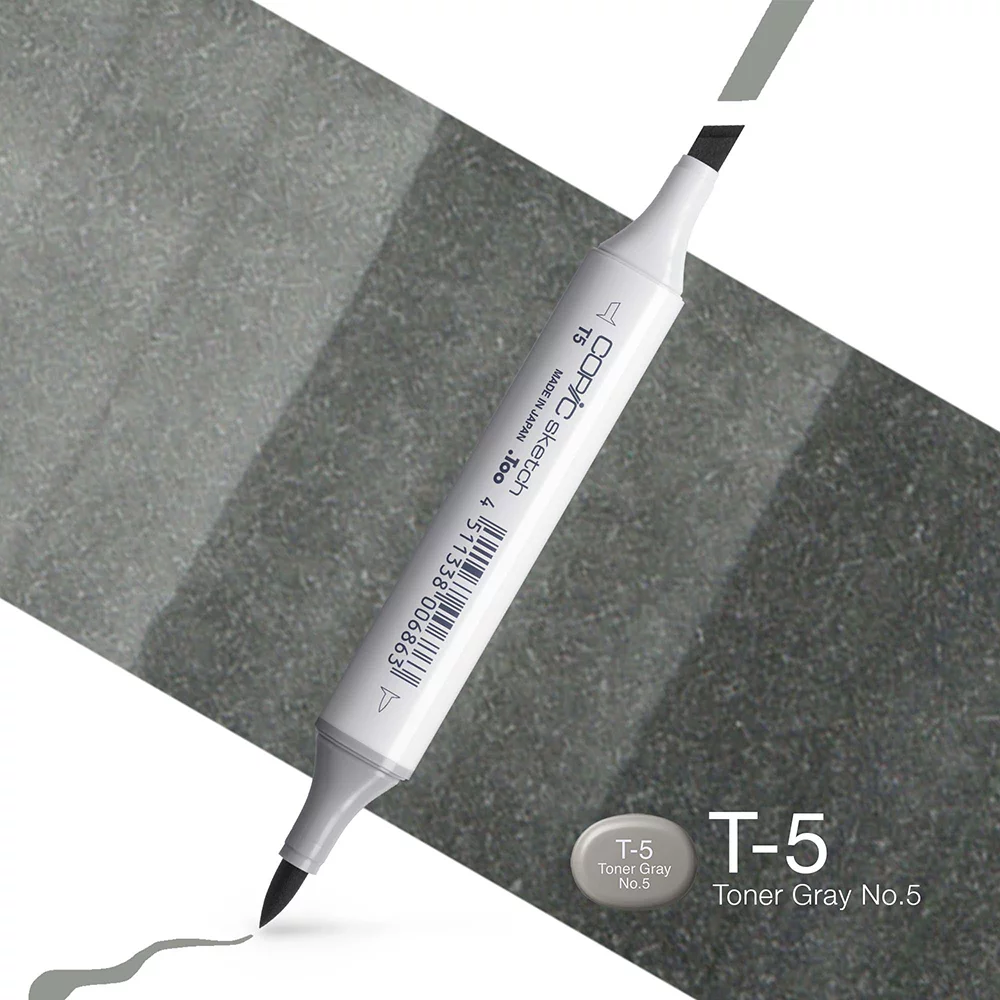 Copic Marker Sketch - T5 Toner Gray No.5
