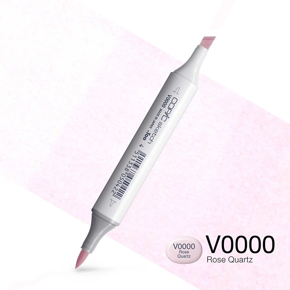 Copic Marker Sketch - V0000 Rose Quartz