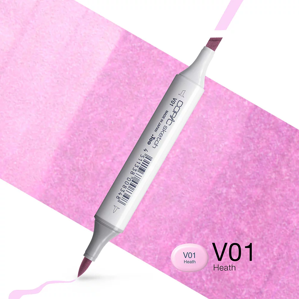 Copic Marker Sketch - V01 Heath