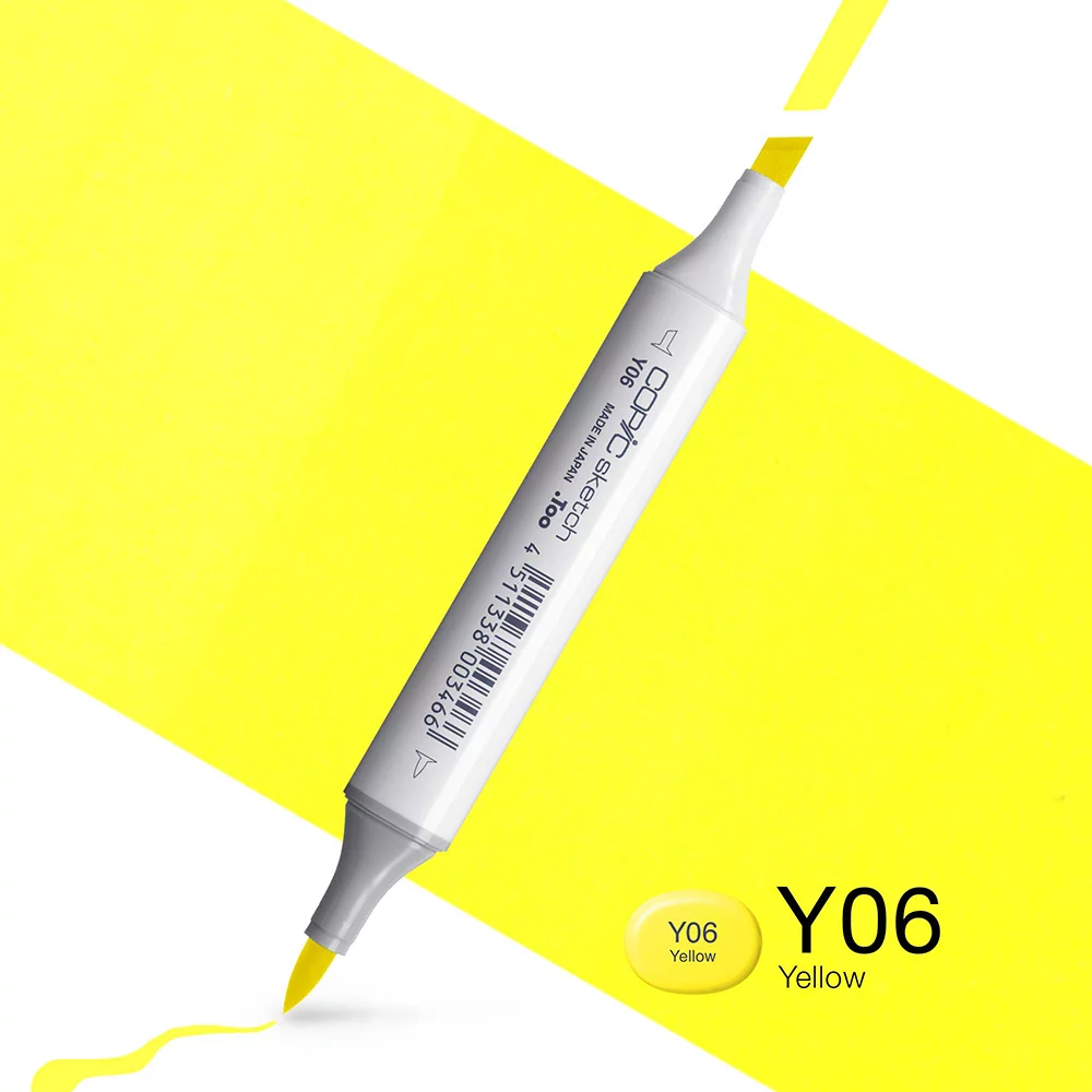 Copic Marker Sketch - Y06 Yellow