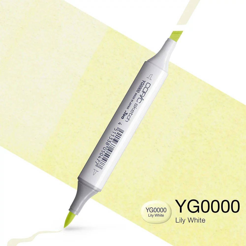Copic Marker Sketch - YG0000 Lily White