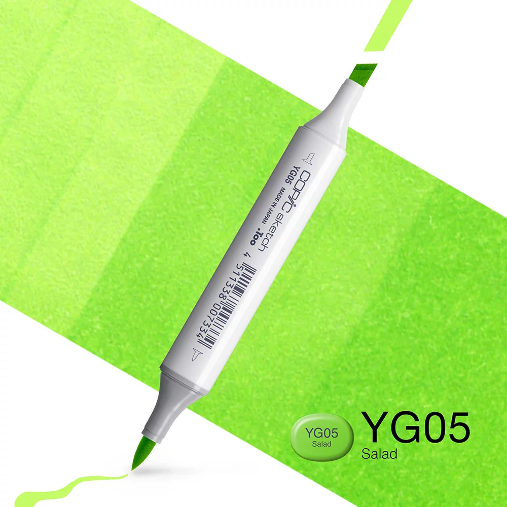 Copic Marker Sketch - YG05 Salad