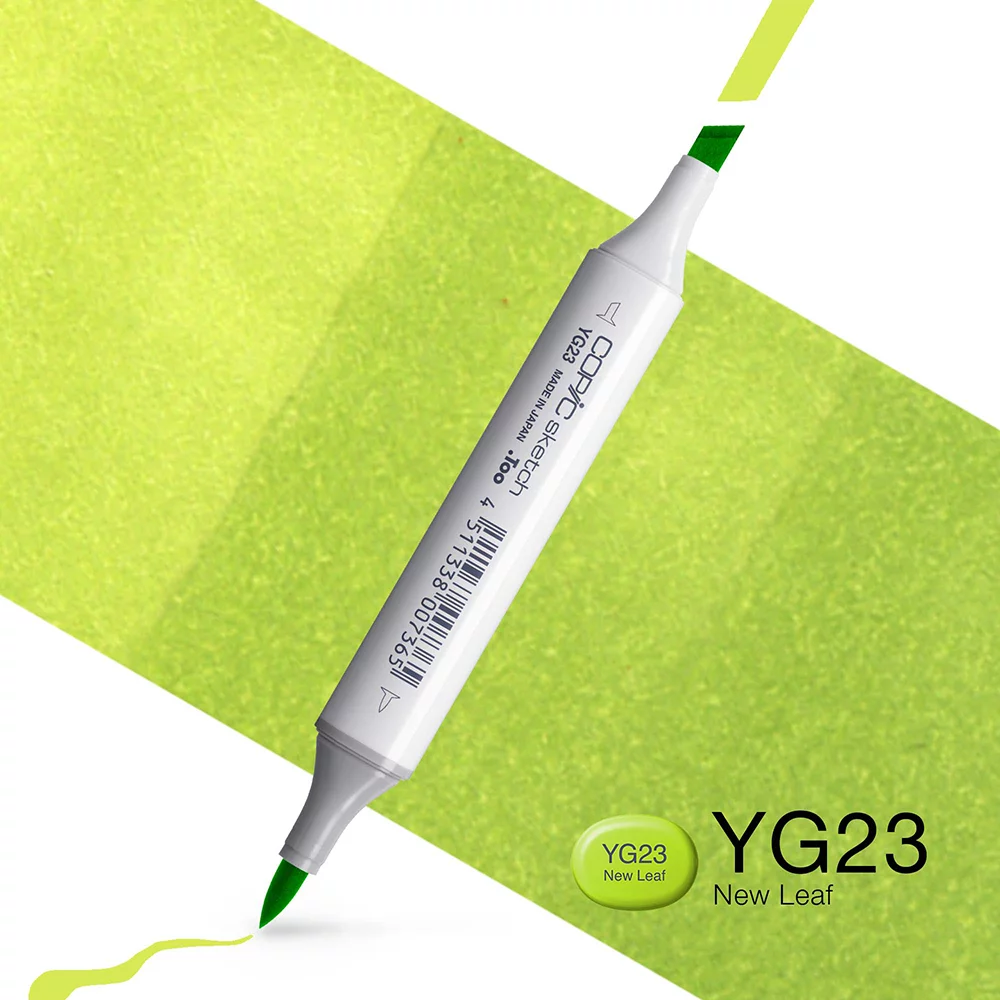 Copic Marker Sketch - YG23 New Leaf