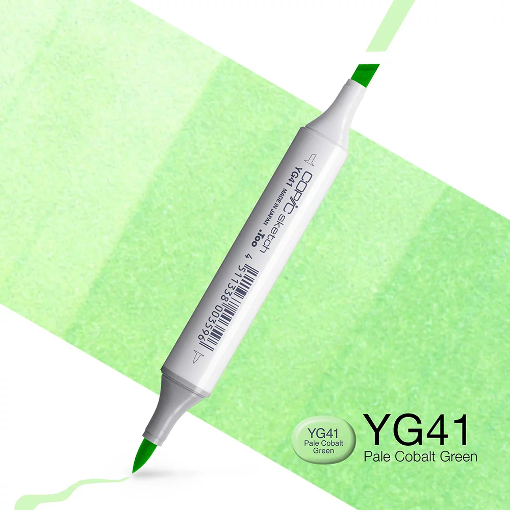 Copic Marker Sketch - YG41 Pale Green