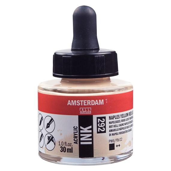 Talens Amsterdam Ink 30ml 292 Naples Yellow Red