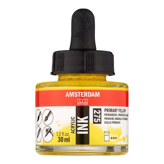 Talens Amsterdam Ink 30ml 275 Primary Yellow