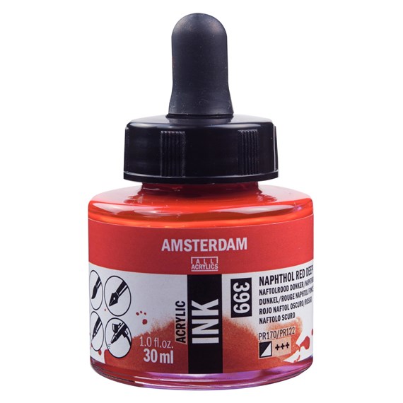 Talens Amsterdam Ink 30ml 399 Naphthol Red Deep