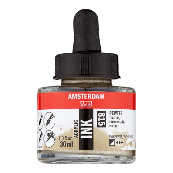 Talens Amsterdam Ink 30ml 815 Pewter