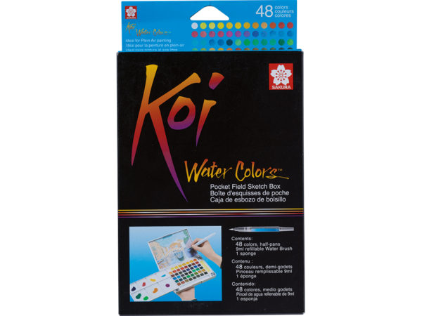 Koi Watercolors 48 sett