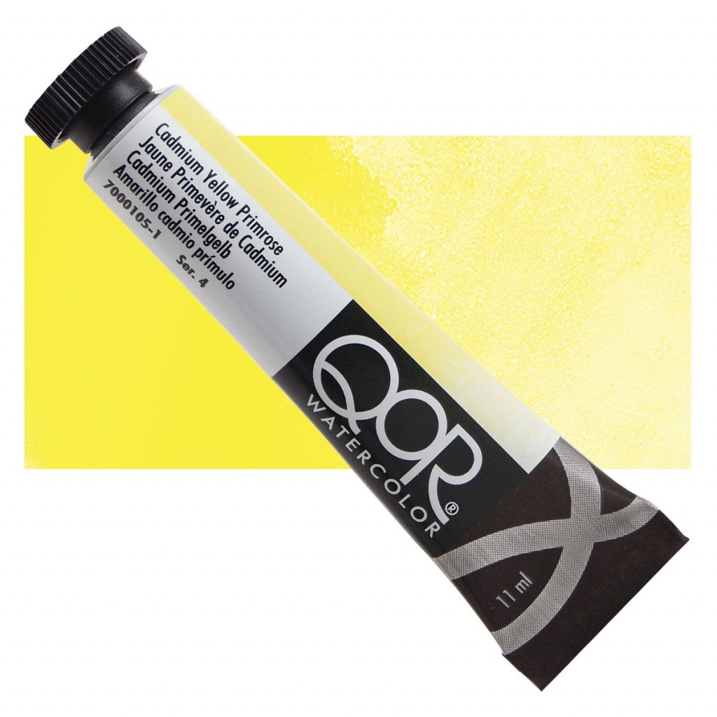 QoR Watercolor 11ml 105 Cadmium Yellow Primrose S4