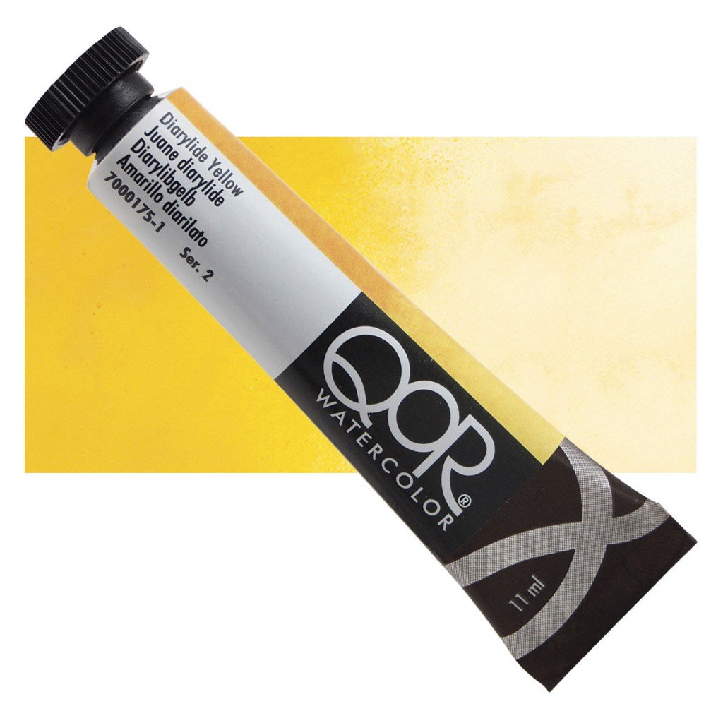QoR Watercolor 11ml 175 Diarylide Yellow S2