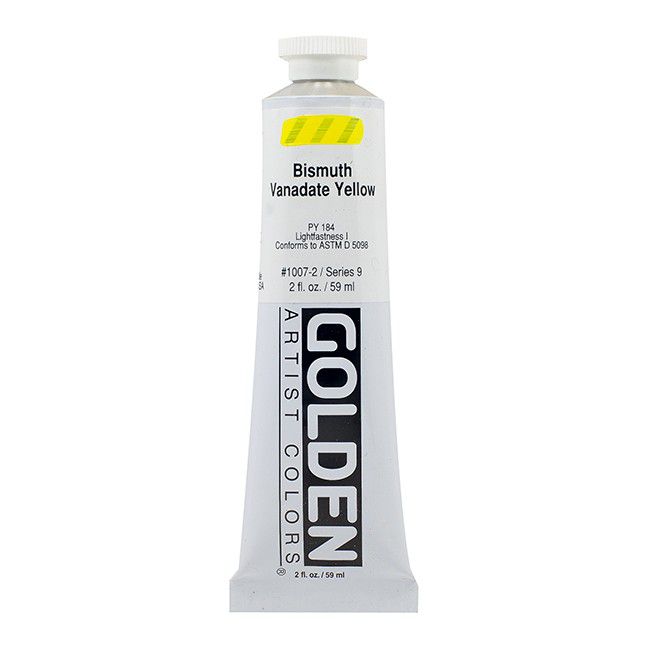 Golden Heavy Body Acrylic 60 ml 1007 BismuthVanadate Yellow S9