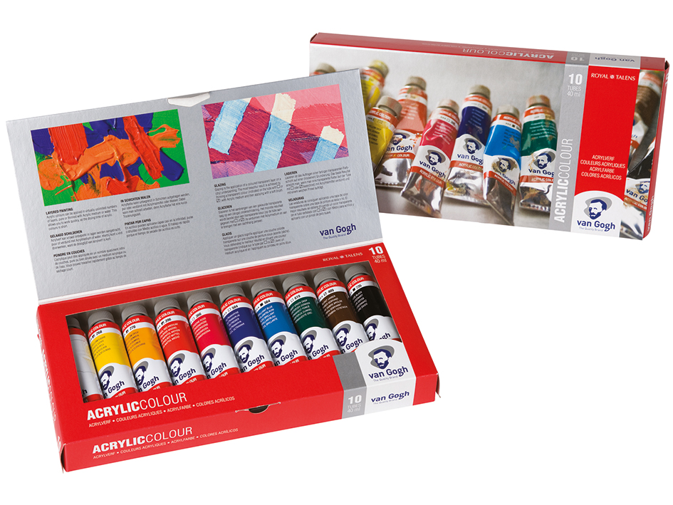 Talens Van Gogh Basic Acrylic set 10x40ml