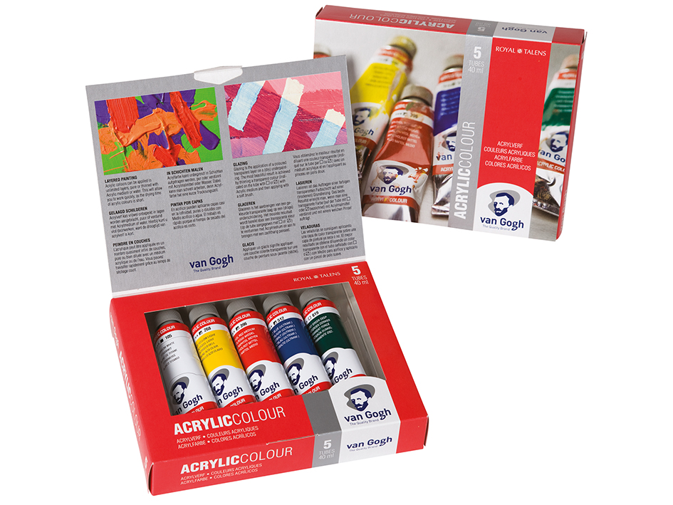 Talens Van Gogh Acrylic set 5x40ml